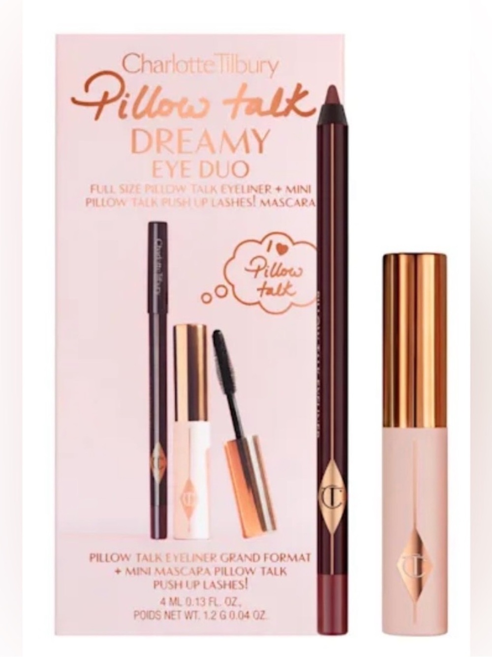 Charlotte Tilbury Pillow Talk Dreamy Eye Duo - Berry Brown Eyeliner & Super Blk